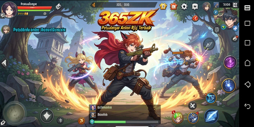 Screenshot gameplay 365ZK yang menampilkan aksi mendebarkan dalam petualangan ARPG.