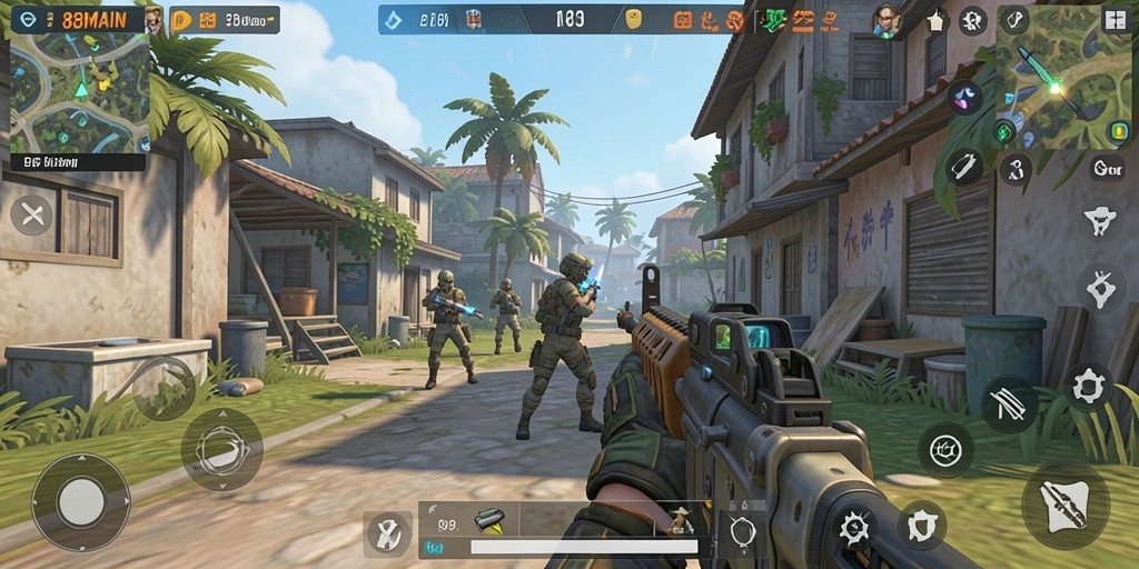 Tampilan gameplay seru dan grafis menarik dari 88MAIN.