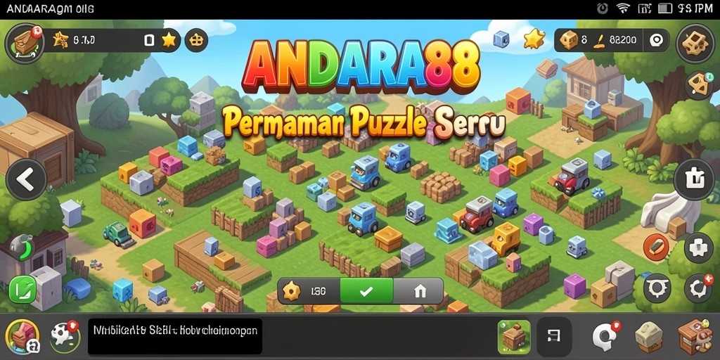 Screenshot ANDARA88 menampilkan gameplay Puzzle yang menarik dan penuh tantangan.