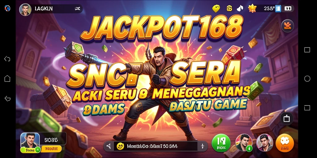 Gameplay menarik dan intens dari JACKPOT168 dalam suasana aksi.