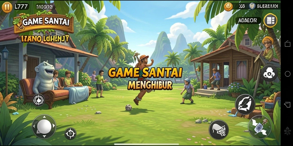 Tampilan menarik dari gameplay L777 yang penuh warna dan menantang.