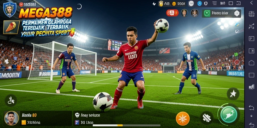 Gambar dari gameplay MEGA388 yang menampilkan pertarungan seru dalam olahraga.