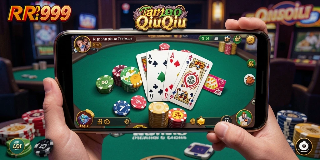 Tampilan gameplay QiuQiu yang seru dan mendebarkan di RR999.