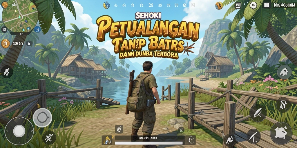 Tampilan gameplay SEHOKI yang menakjubkan di dunia terbuka.