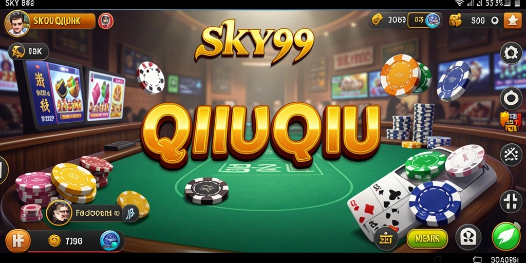 Gameplay QiuQiu yang seru dan menarik di SKY99.
