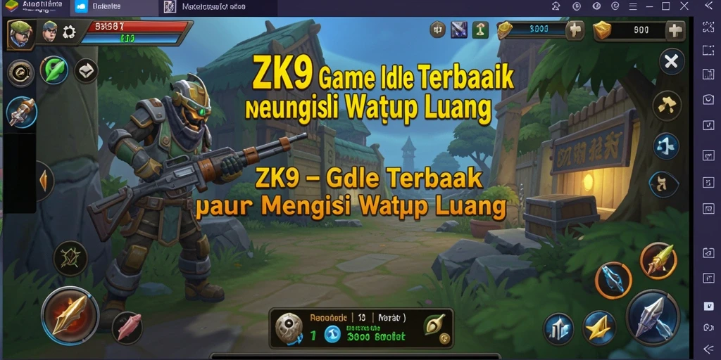 Tampak utama gameplay <strong>ZK9</strong> yang memukau dan mengasyikkan.
